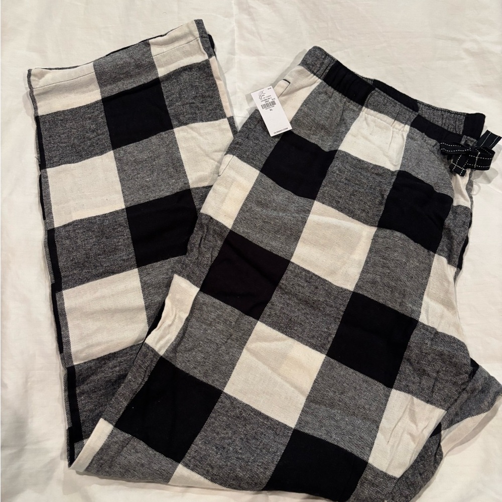 Old Navy Monochrome Checkered Pajama Pants